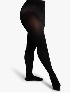 Capezio Ballet Tights Women’s L-XL – Black & Pink (2 Pairs) Like New